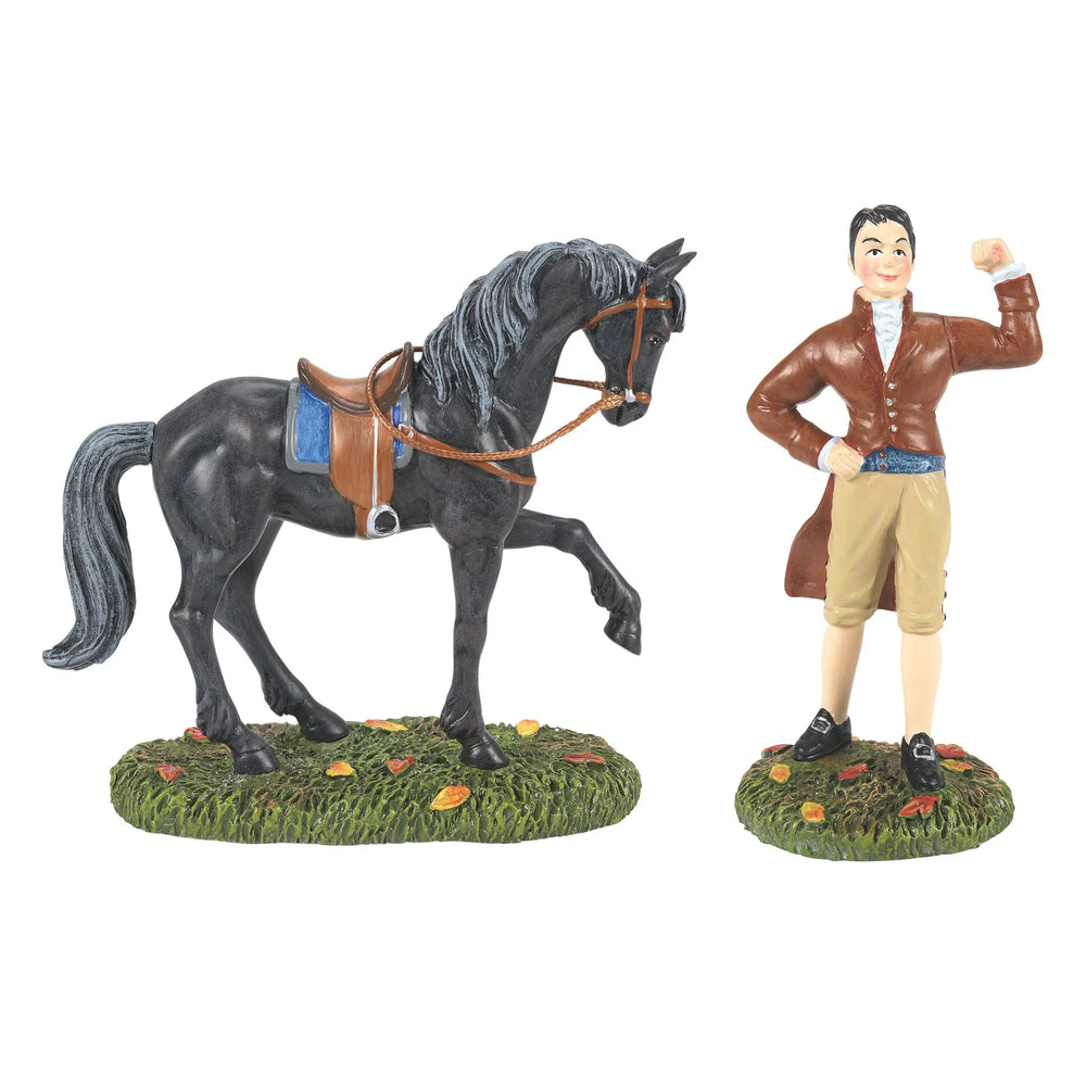 D-56 Halloween Collectible: Brom Van Brunt & Daredevil