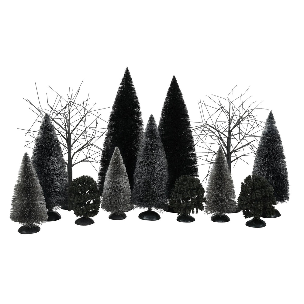 D-56 Halloween Tree: Landscape Set Dark Forest