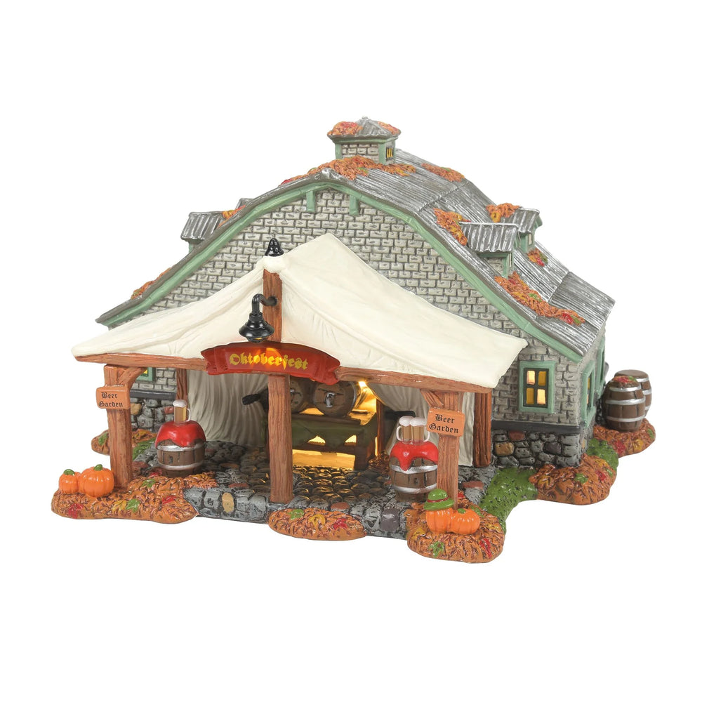 D-56 Halloween Collectible: Oktoberfest Beer Garden