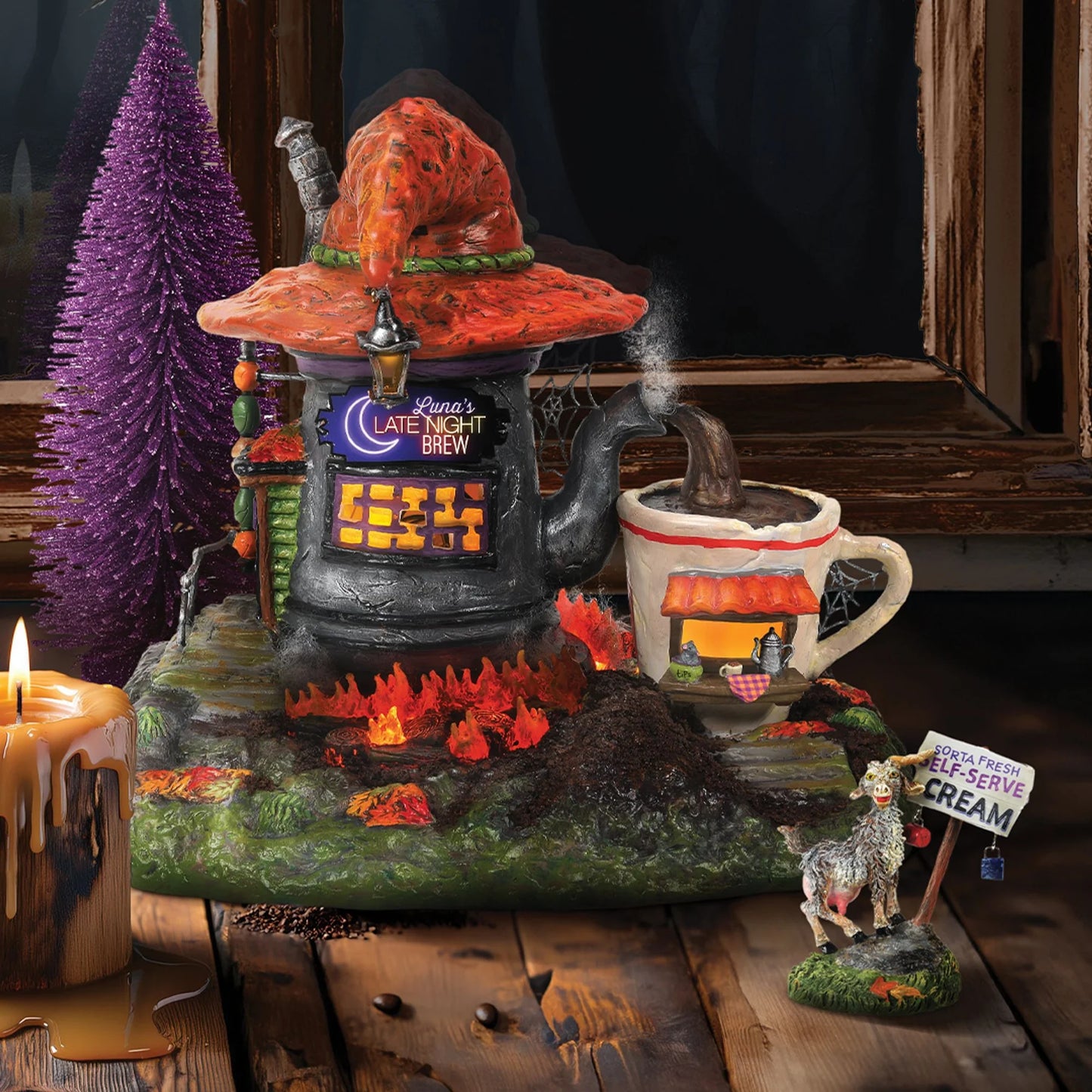 
                  
                    D-56 Halloween Collectible: Luna's Late Night Brew First Edition
                  
                