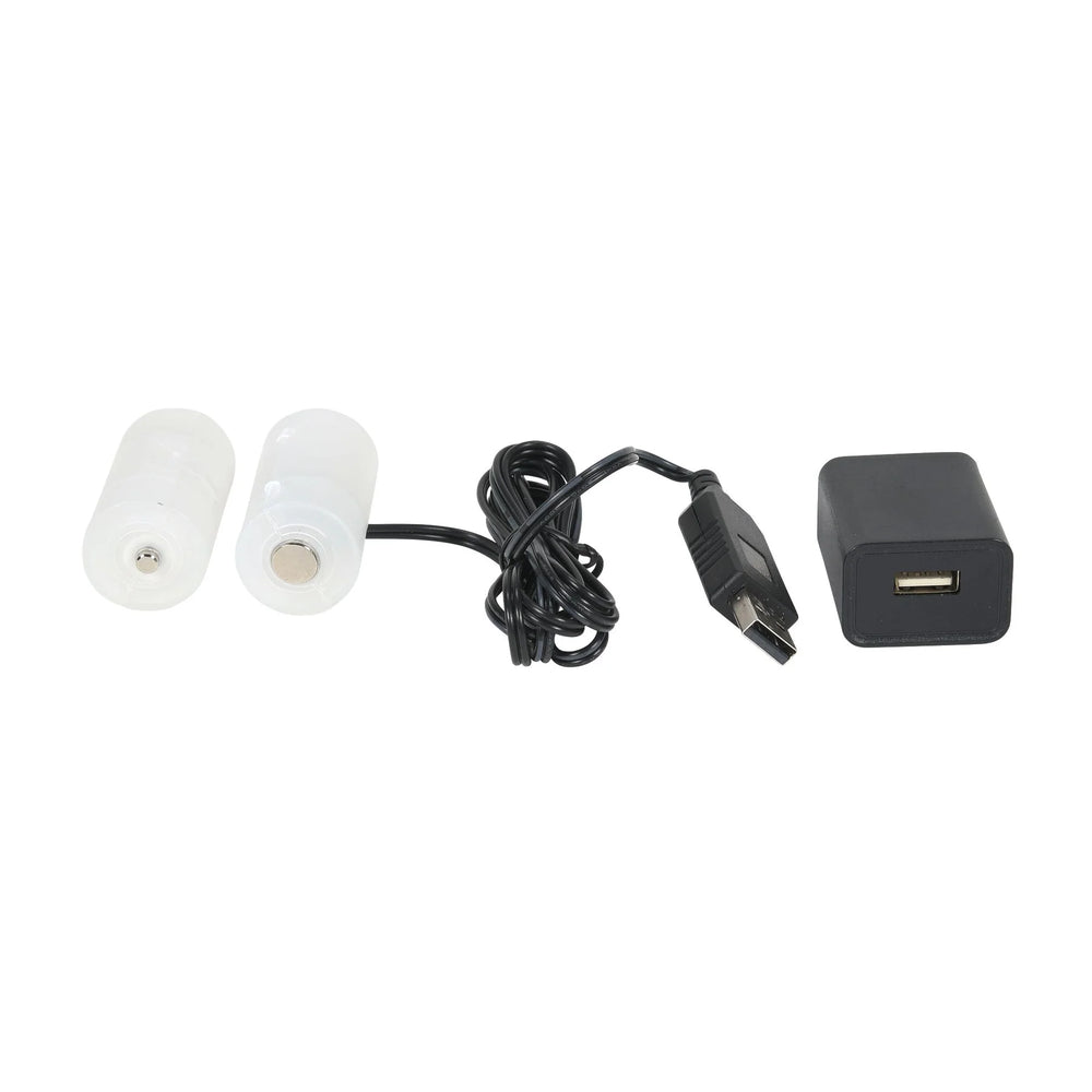 D-56 Village Electrical: C Battery USB Adapter, Black