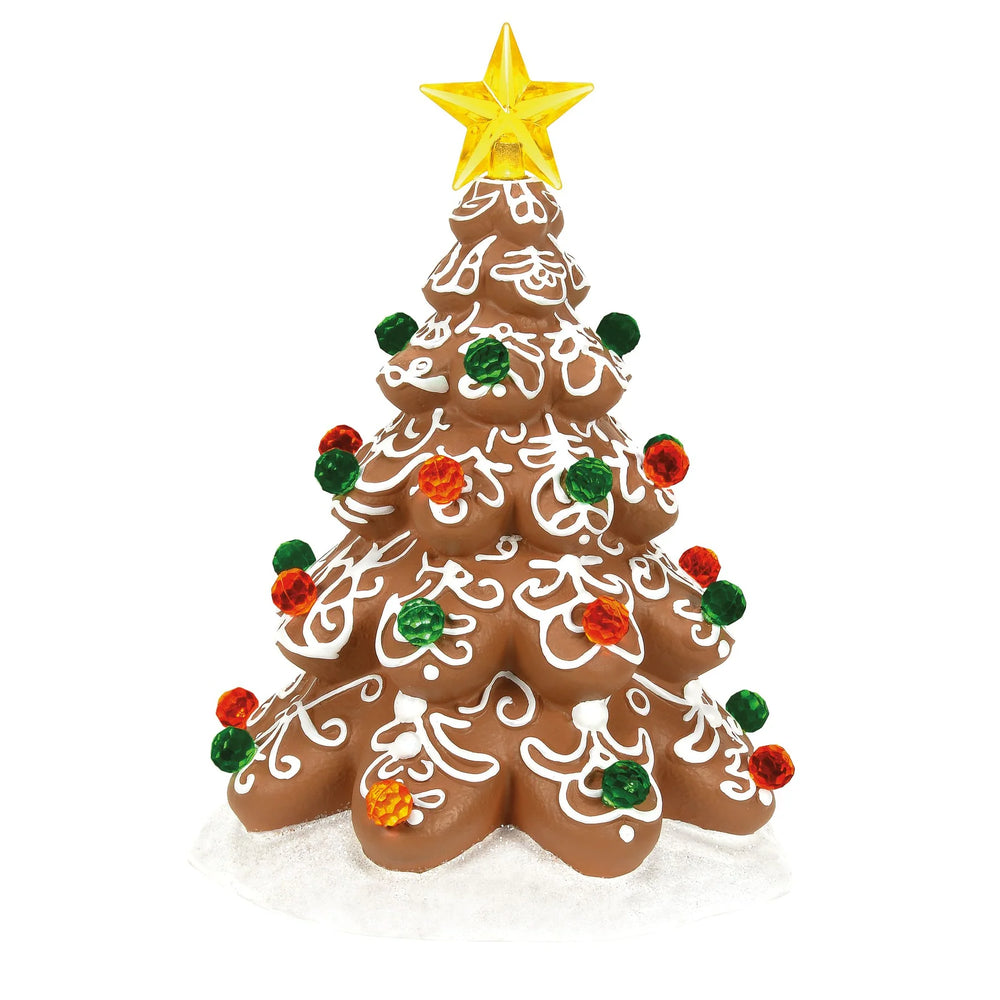 D-56 Village Accessory: Gingerbread Iced In Time For Santa Tree