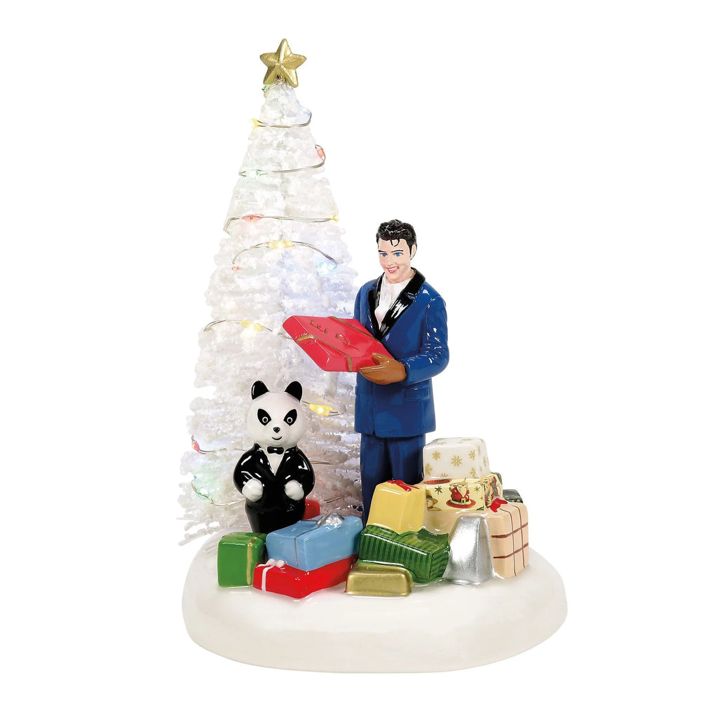 D-56 Collectible: SV Graceland Elvis Passes Out The Gifts