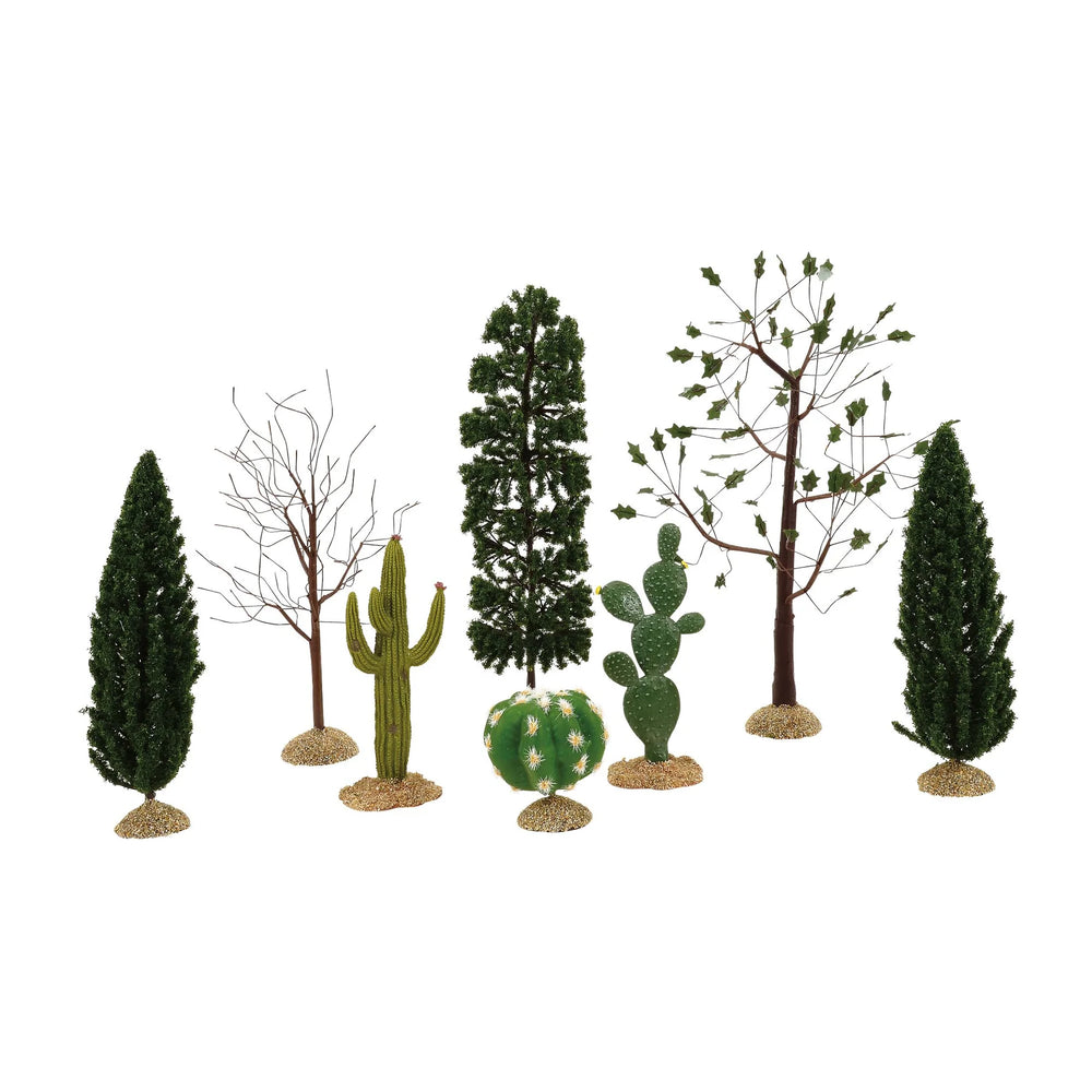 D-56 Village Tree: Canyon View Landscape Set
