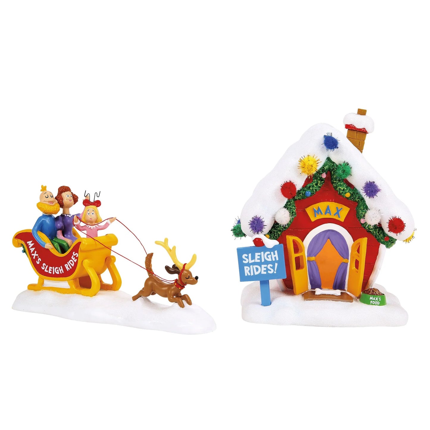 
                  
                    D-56 Collectible: Grinch Max's Sleigh Rides
                  
                