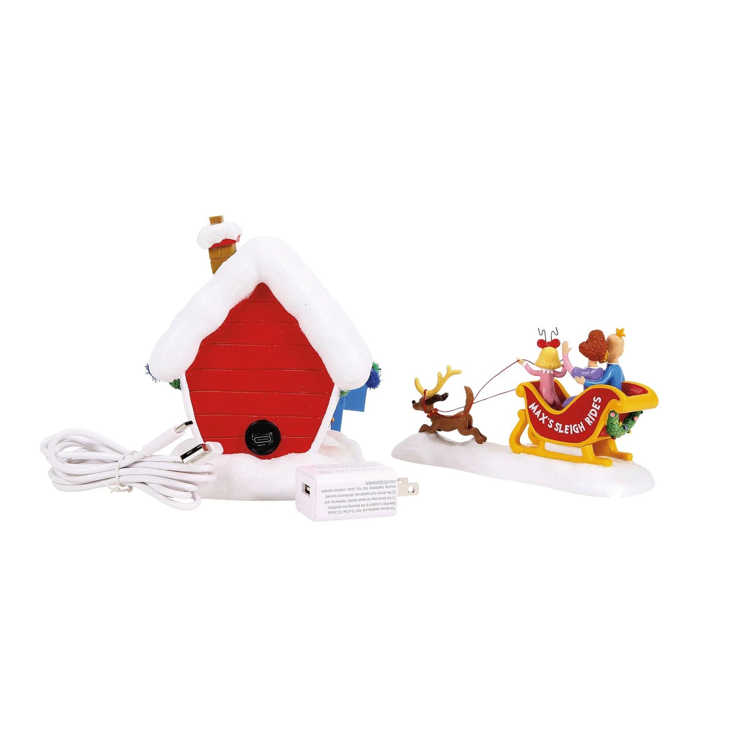 
                  
                    D-56 Collectible: Grinch Max's Sleigh Rides
                  
                