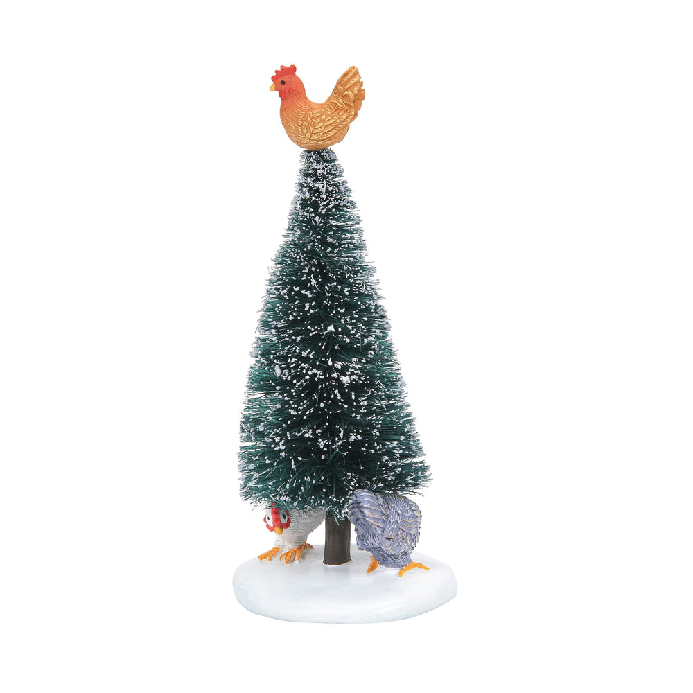 D-56 Village Tree: 12 Days Series - 3 French Hens