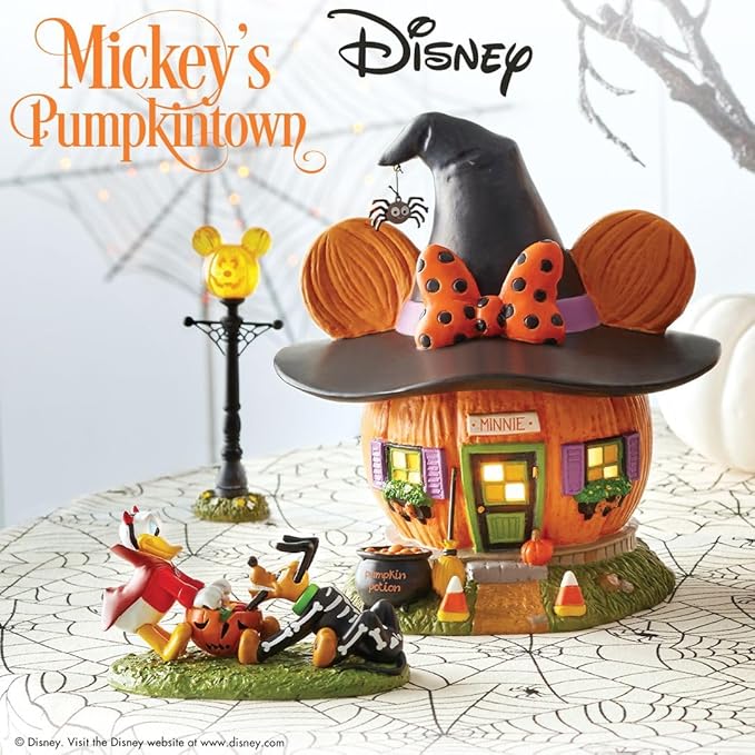 
                  
                    D-56 Halloween Collectible: Disney Minnie's Pumpkintown House
                  
                