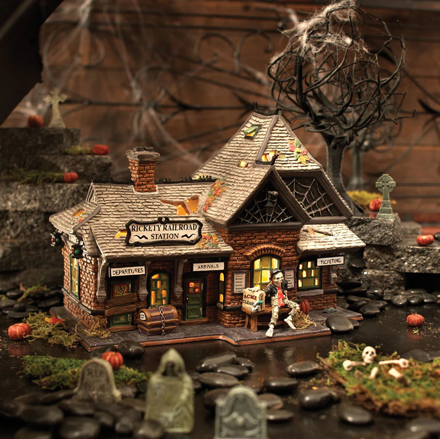 
                  
                    D-56 Halloween Collectible: Rickety Railroad Station
                  
                