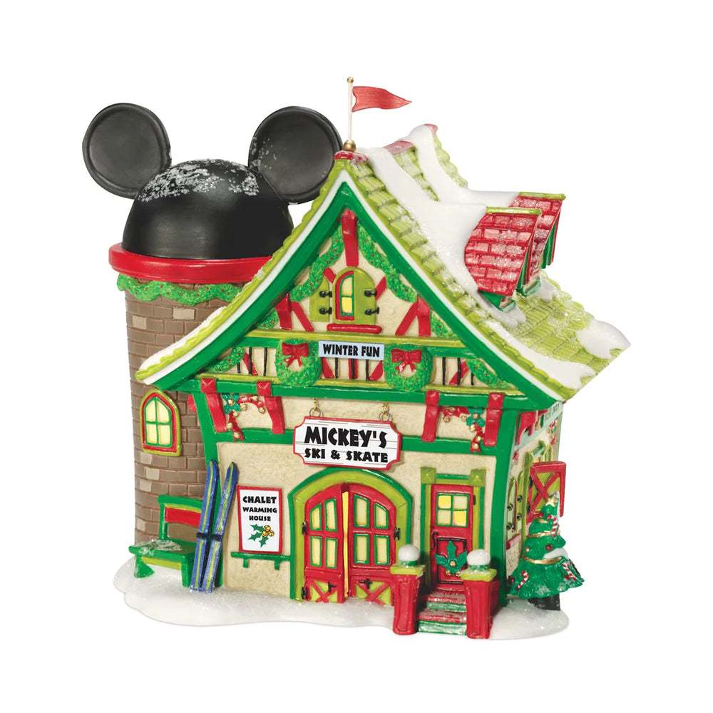D-56 Collectible: Mickey's Ski And Skate