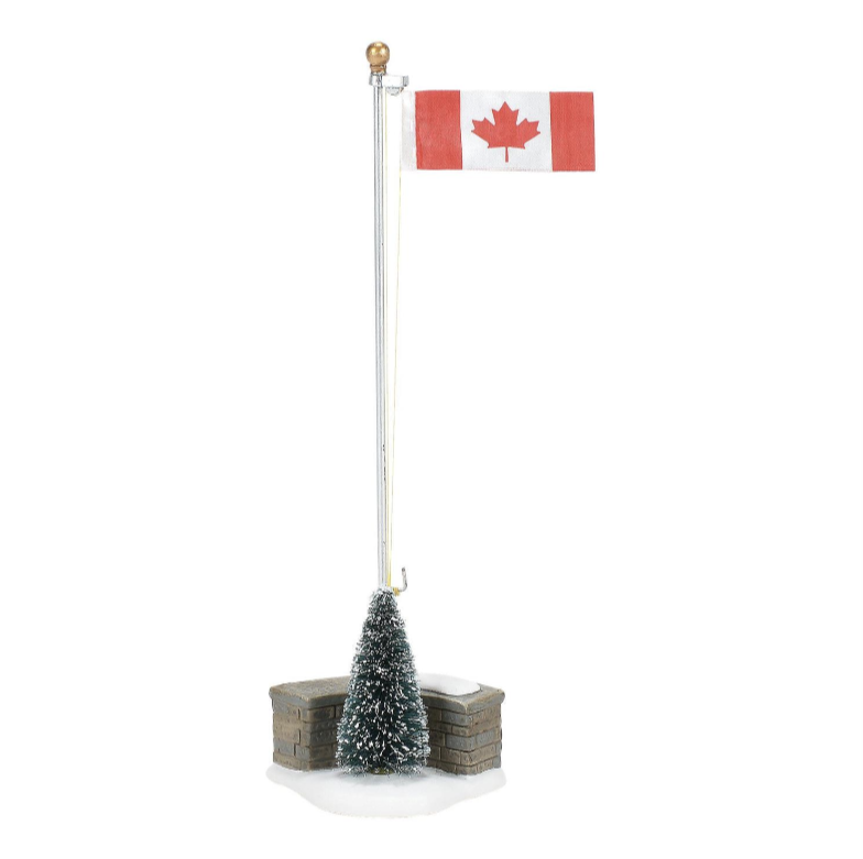 D-56 Village Accessory: Flag Canada Strong