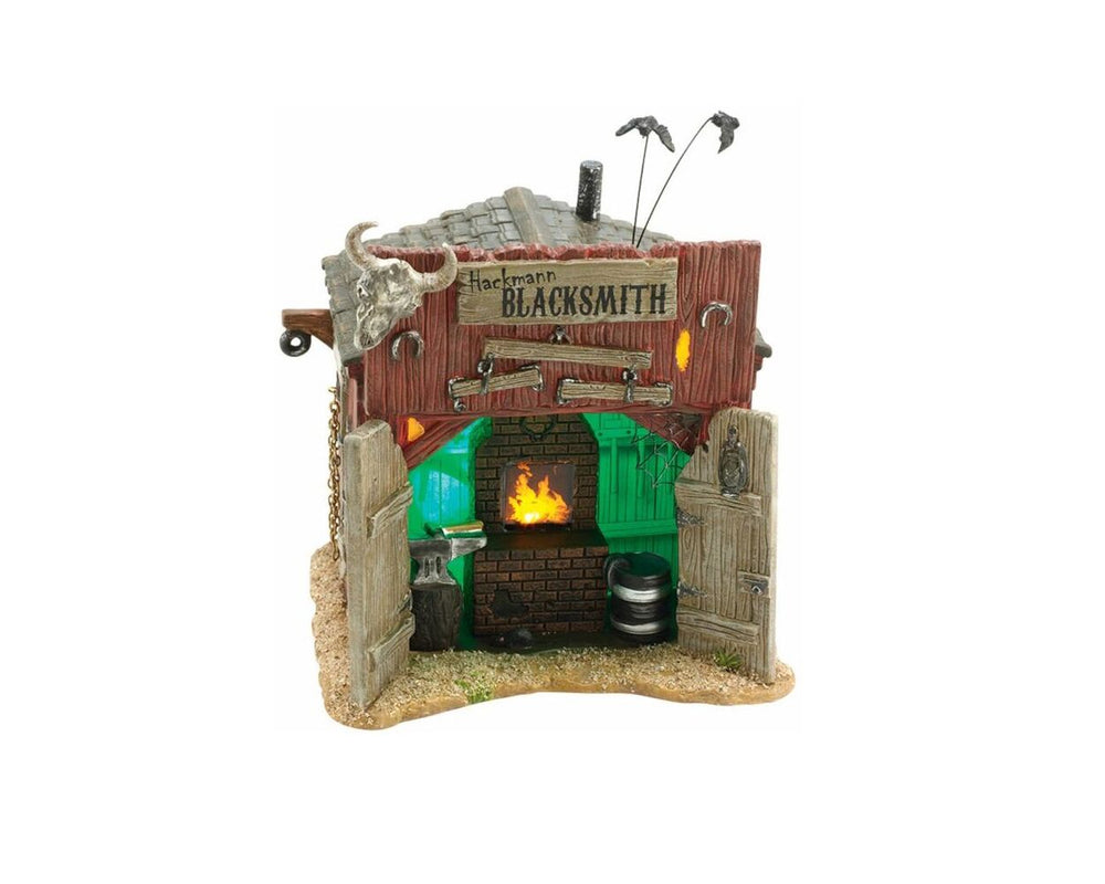 D-56 Halloween Collectible: Hackmann's Blacksmith Shop