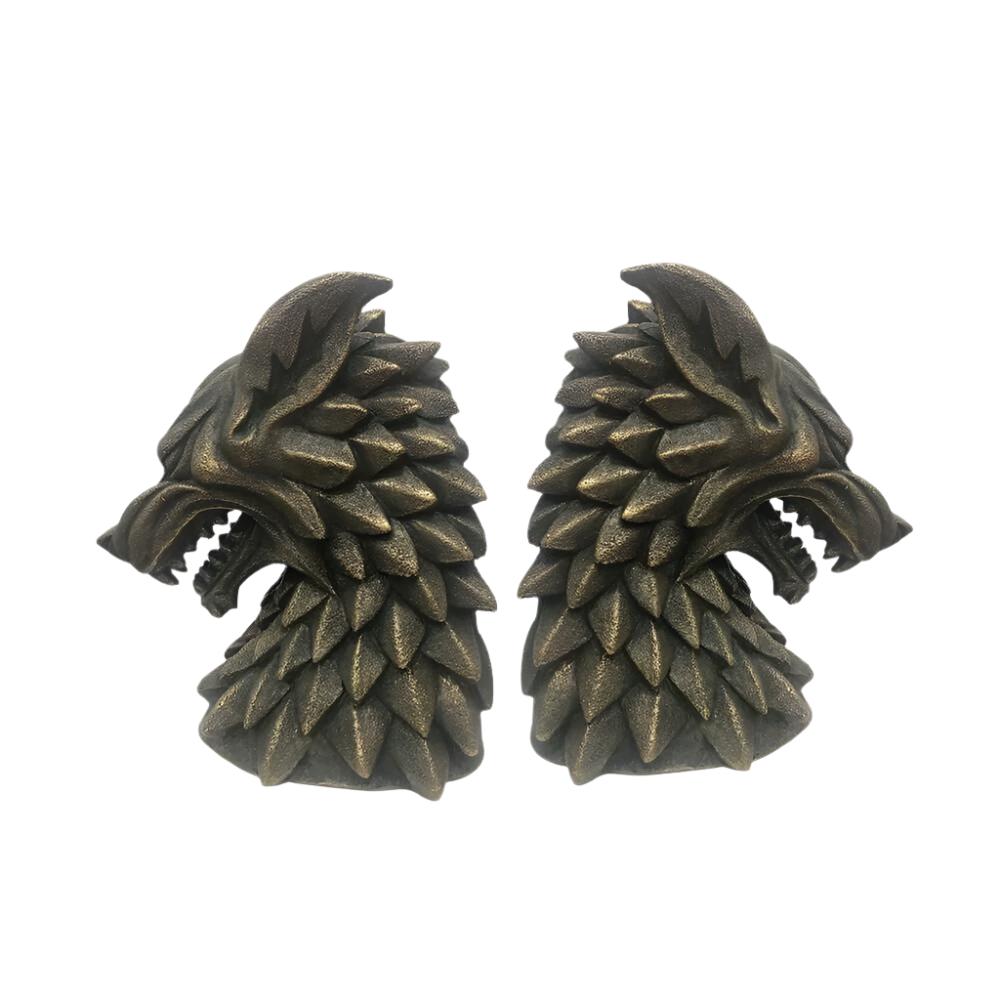 D-56 Collectible: Game of Thrones House Stark Bookends