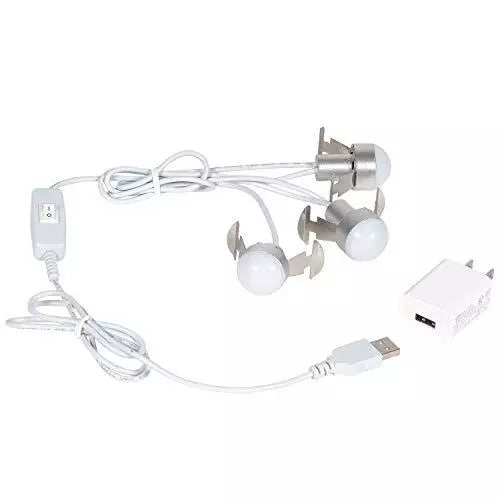 D-56 Village Electrical: Cord USB LED 3 Light Set