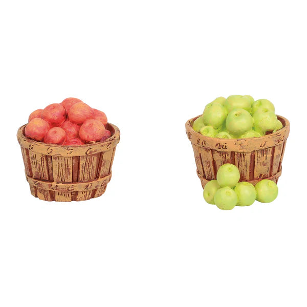 D-56 Village Accessory: Harvest Baskets of Apples